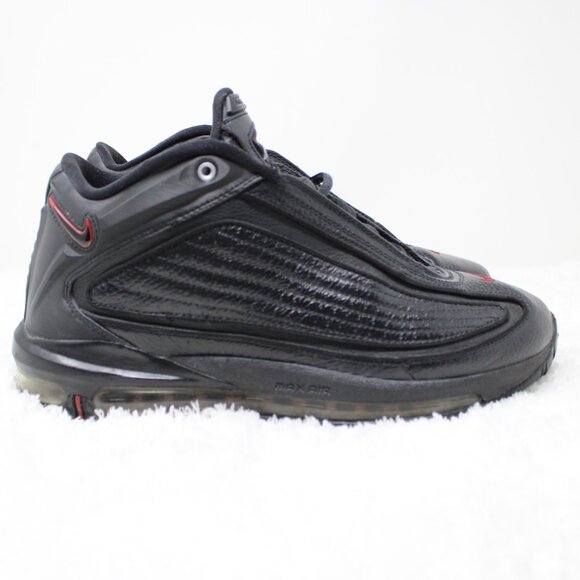 Nike Air Griffey Max GD 2 Shoes Mens 9.5 Black Varsity Red Lace Up Sneakers - Picture 3 of 14